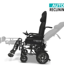 X-9 Remote Controlled Electric Wheelchair, Automatic Reclining Backrest & Lifting Leg Rests