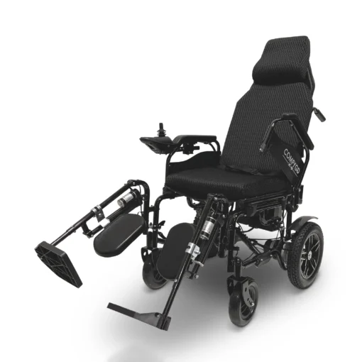 X-9 Remote Controlled Electric Wheelchair, Automatic Reclining Backrest & Lifting Leg Rests - Image 3