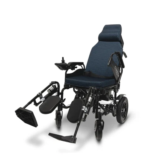 X-9 Remote Controlled Electric Wheelchair, Automatic Reclining Backrest & Lifting Leg Rests - Image 4