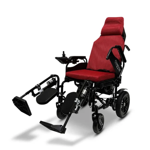 X-9 Remote Controlled Electric Wheelchair, Automatic Reclining Backrest & Lifting Leg Rests - Image 5
