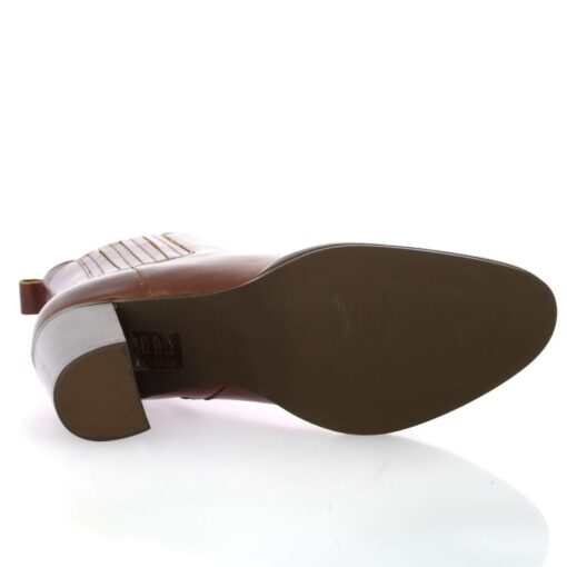 Maroli Boots cuir glacé cognac - Image 2