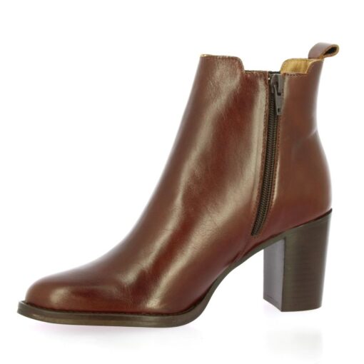 Maroli Boots cuir glacé cognac - Image 4